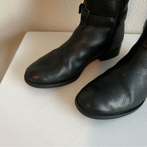 TORY BURCH Miller Amanda Knee High Riding Winter Leather Boots Sz. 7 - Picture 2 of 10